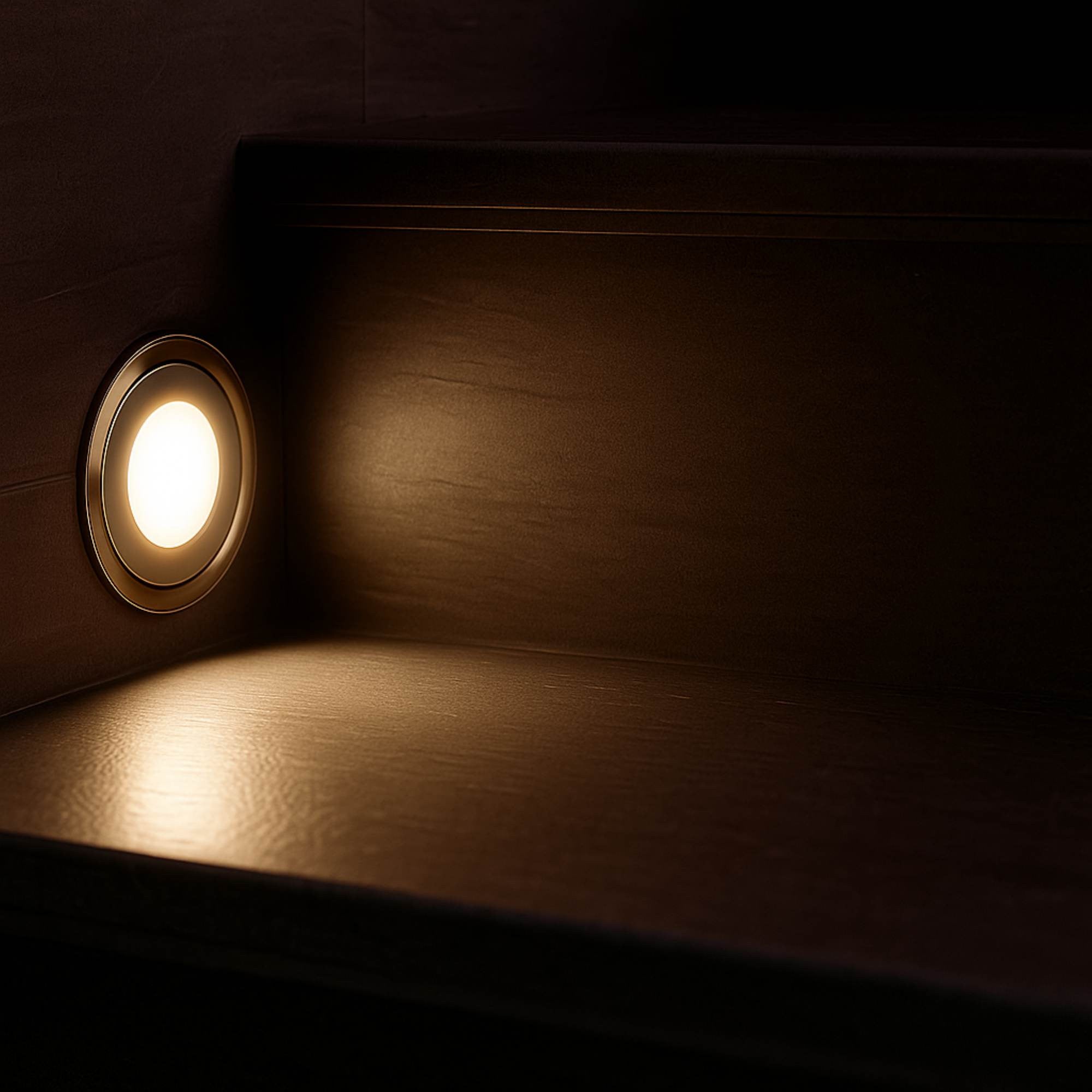 Baliza LED empotrable en suelo 0,5W - 12V DC - IP67 - Ø60mm