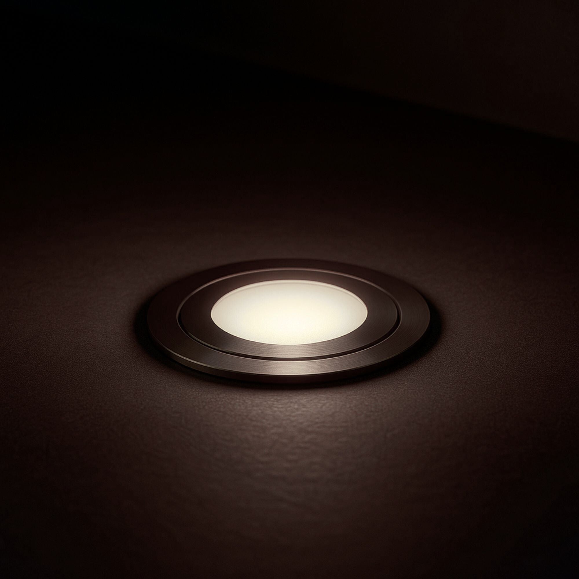 Baliza LED empotrable en suelo 0,5W - 12V DC - IP67 - Ø60mm