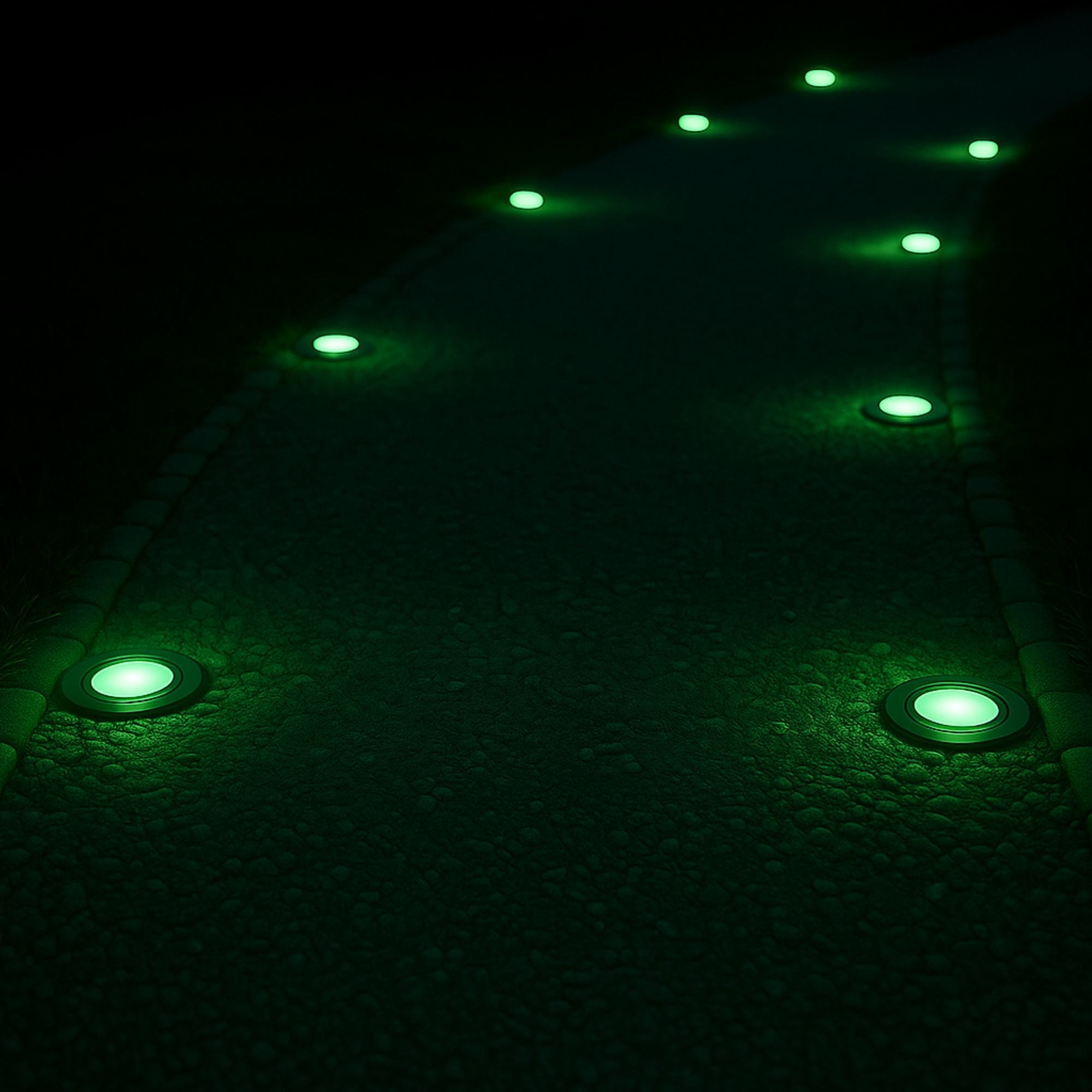 Baliza LED exterior empotrable - RGB - 0,7W - IP67 - Ø60mm