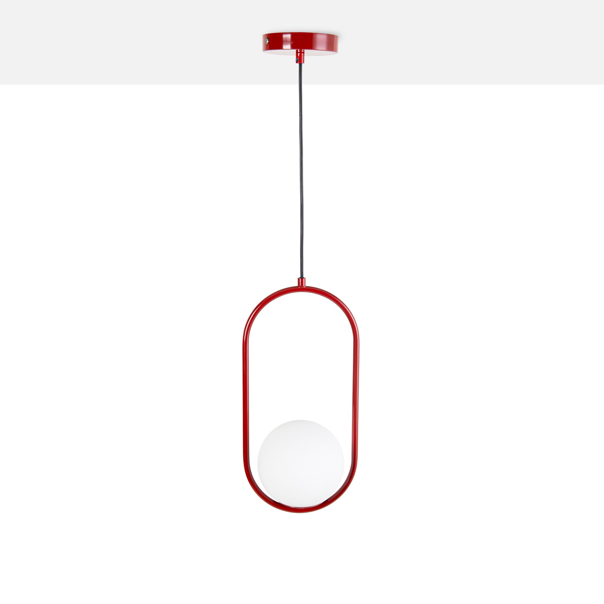 Lámpara colgante bola cristal "JOHN" - E27 - Ø 15cm