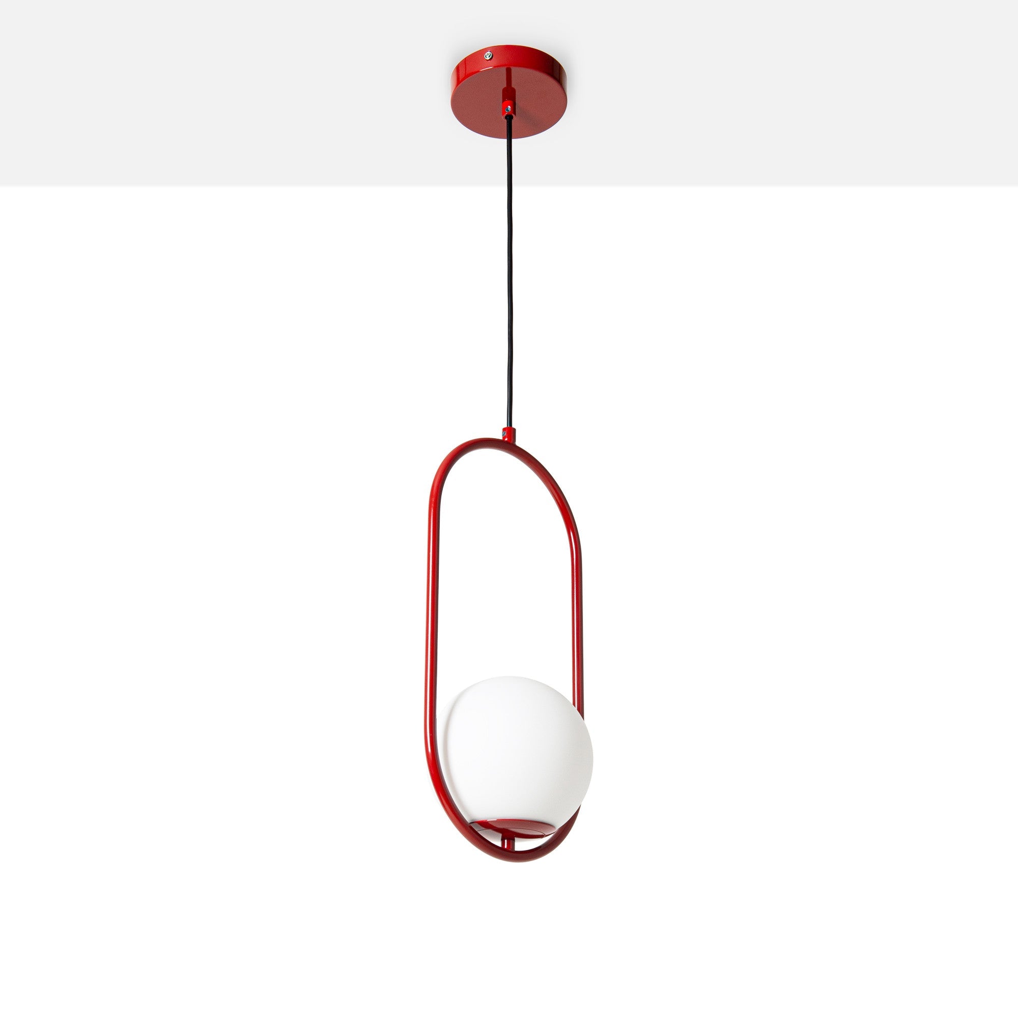 Lámpara colgante bola cristal "JOHN" - E27 - Ø 15cm
