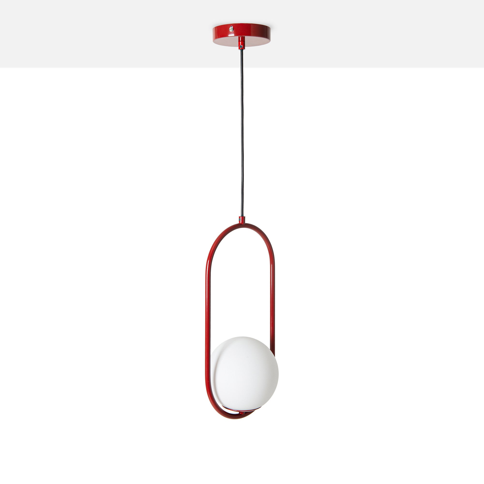 Lámpara colgante bola cristal "JOHN" - E27 - Ø 15cm