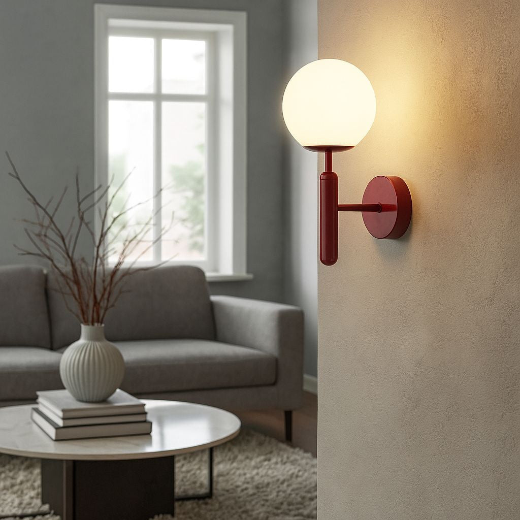 Aplique de pared bola cristal "Elsa" - E14