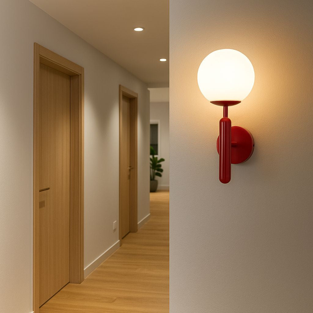 Aplique de pared bola cristal "Elsa" - E14