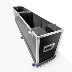 Flight Case para Tótems LCD DLS55 - con Foam, Ruedas y Asas – Transporte Seguro en Ferias y Eventos