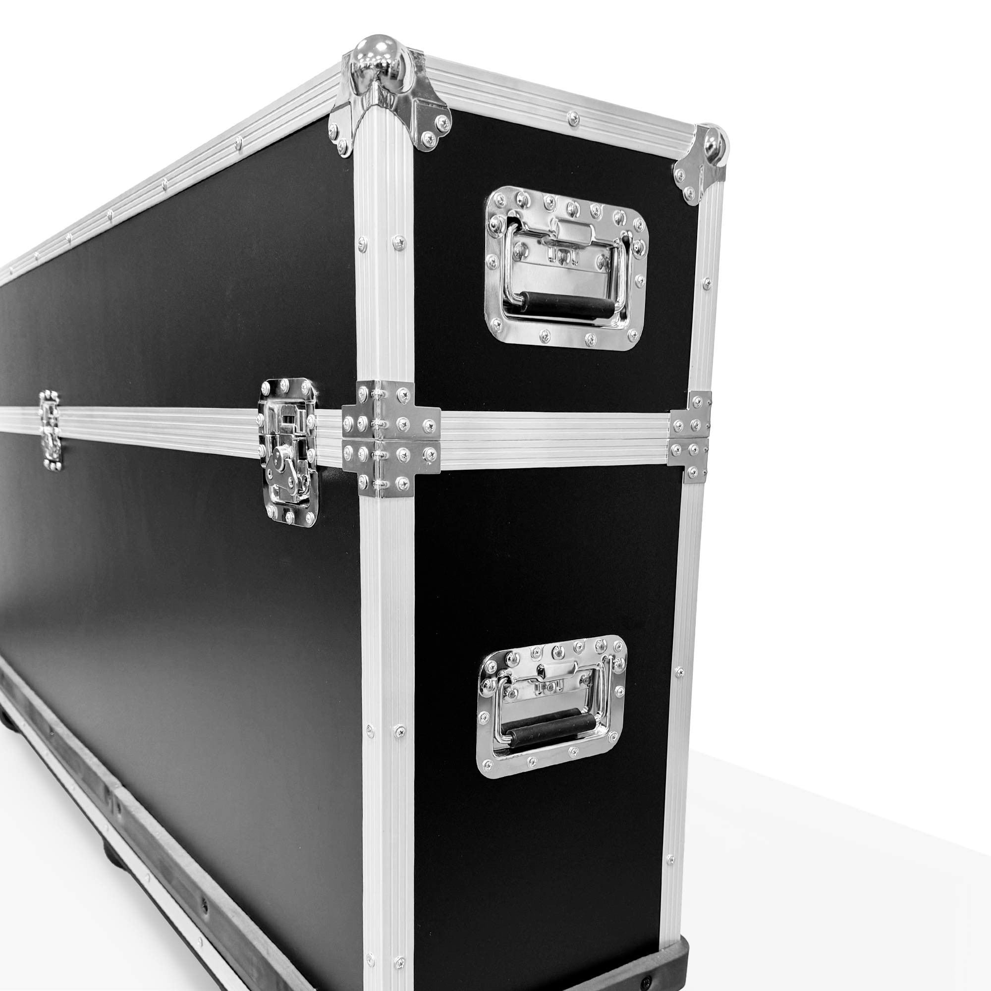 Flight Case para Tótems LCD DLS55 - con Foam, Ruedas y Asas – Transporte Seguro en Ferias y Eventos