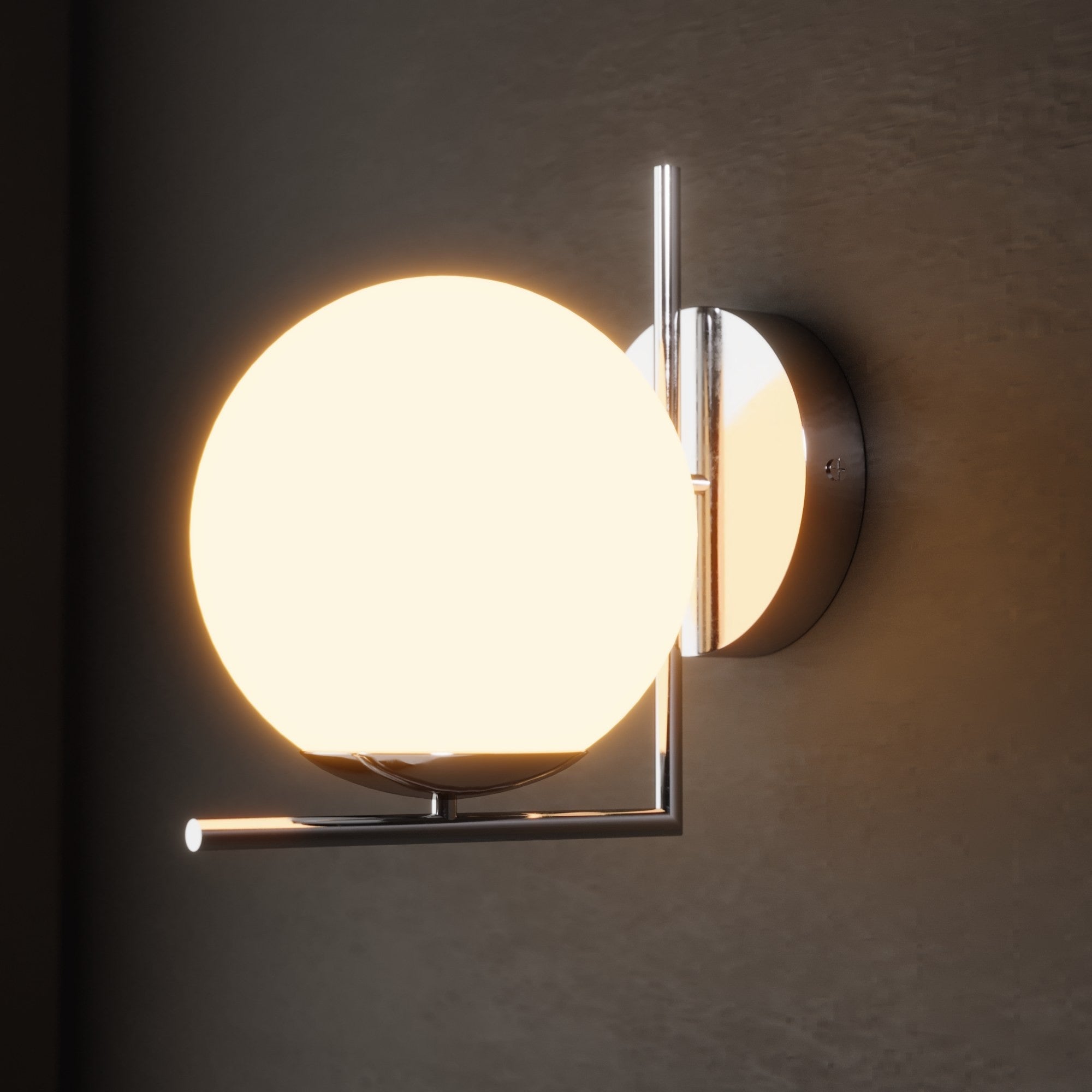 Aplique de pared bola cristal "Margaret"