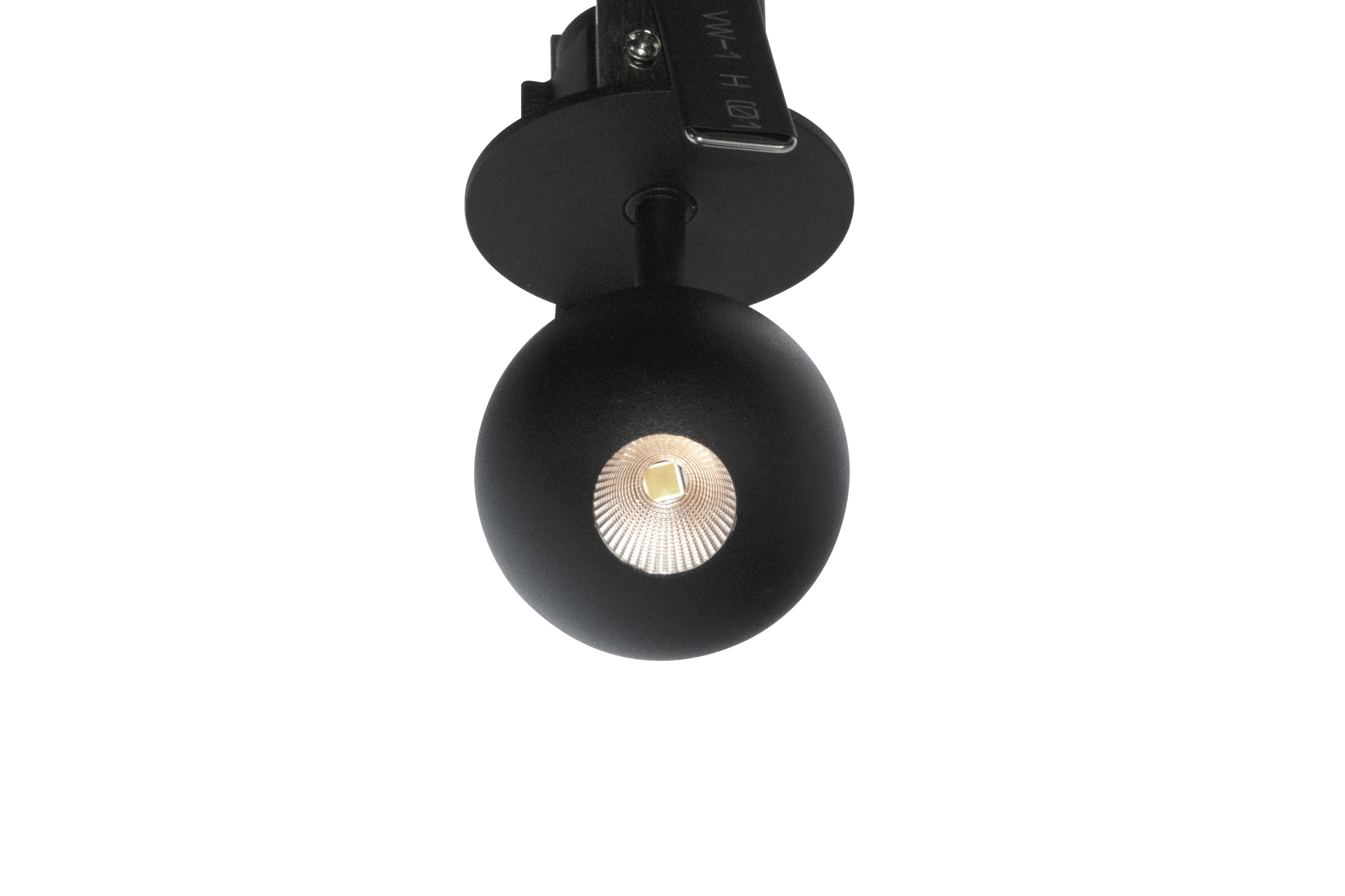 Aplique LED empotrable mini orientable 5W "LUNA"