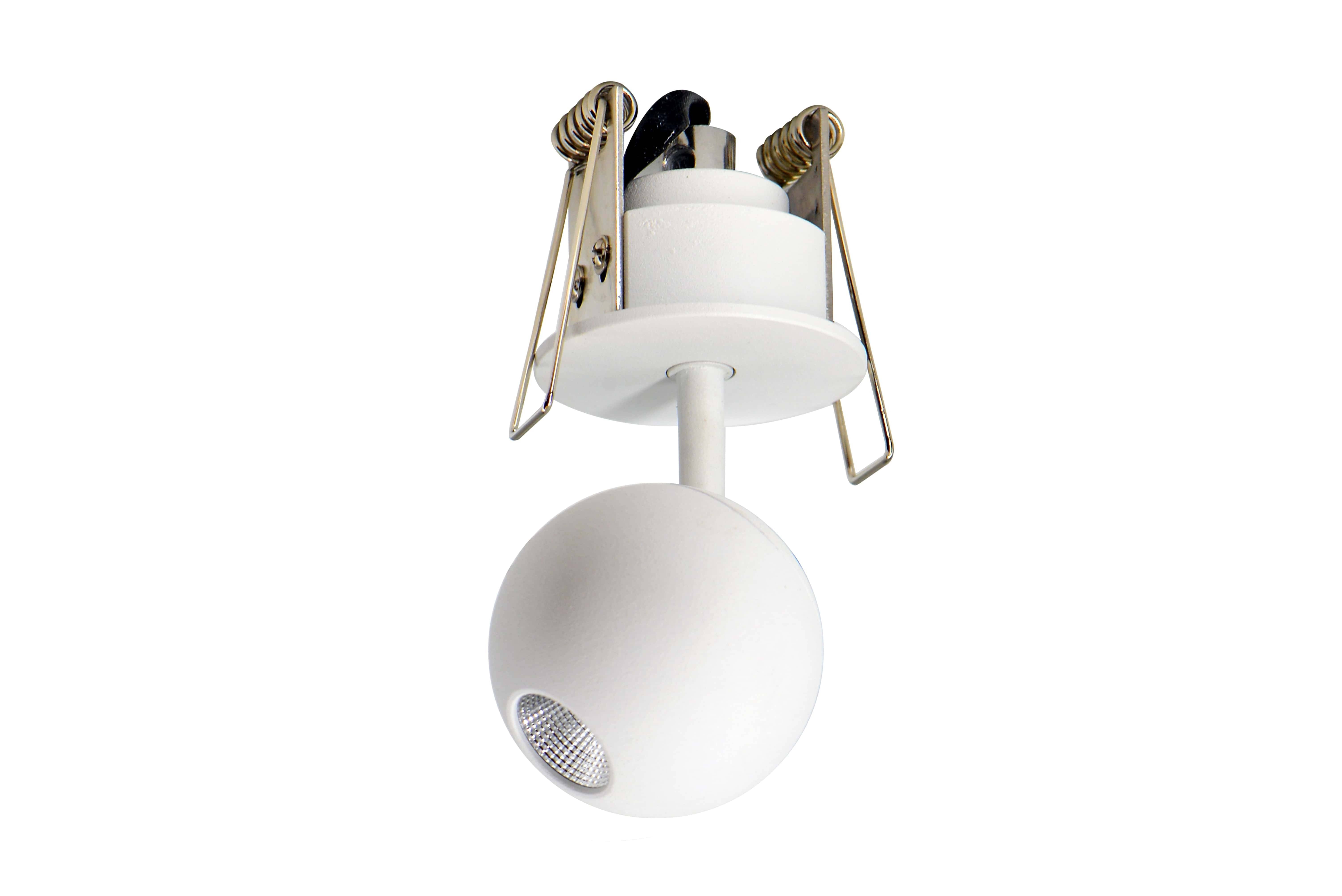 Aplique LED empotrable mini orientable 5W "LUNA"