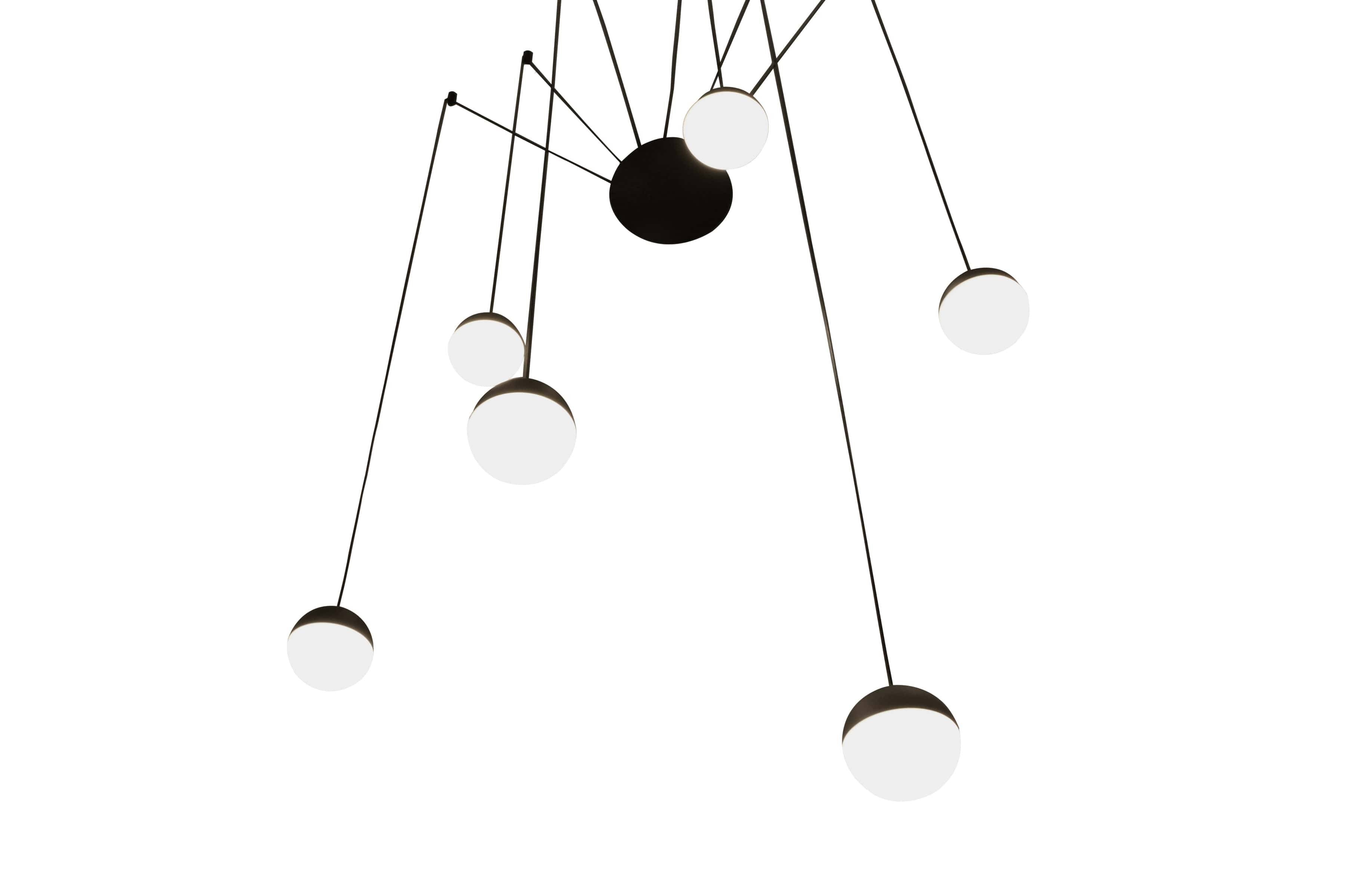 Lámpara colgante LED de diseño "ÓRBITA" - 6 x 9W (54W)