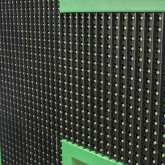 Cruz de farmacia LED monocolor verde programable P16 - Exterior