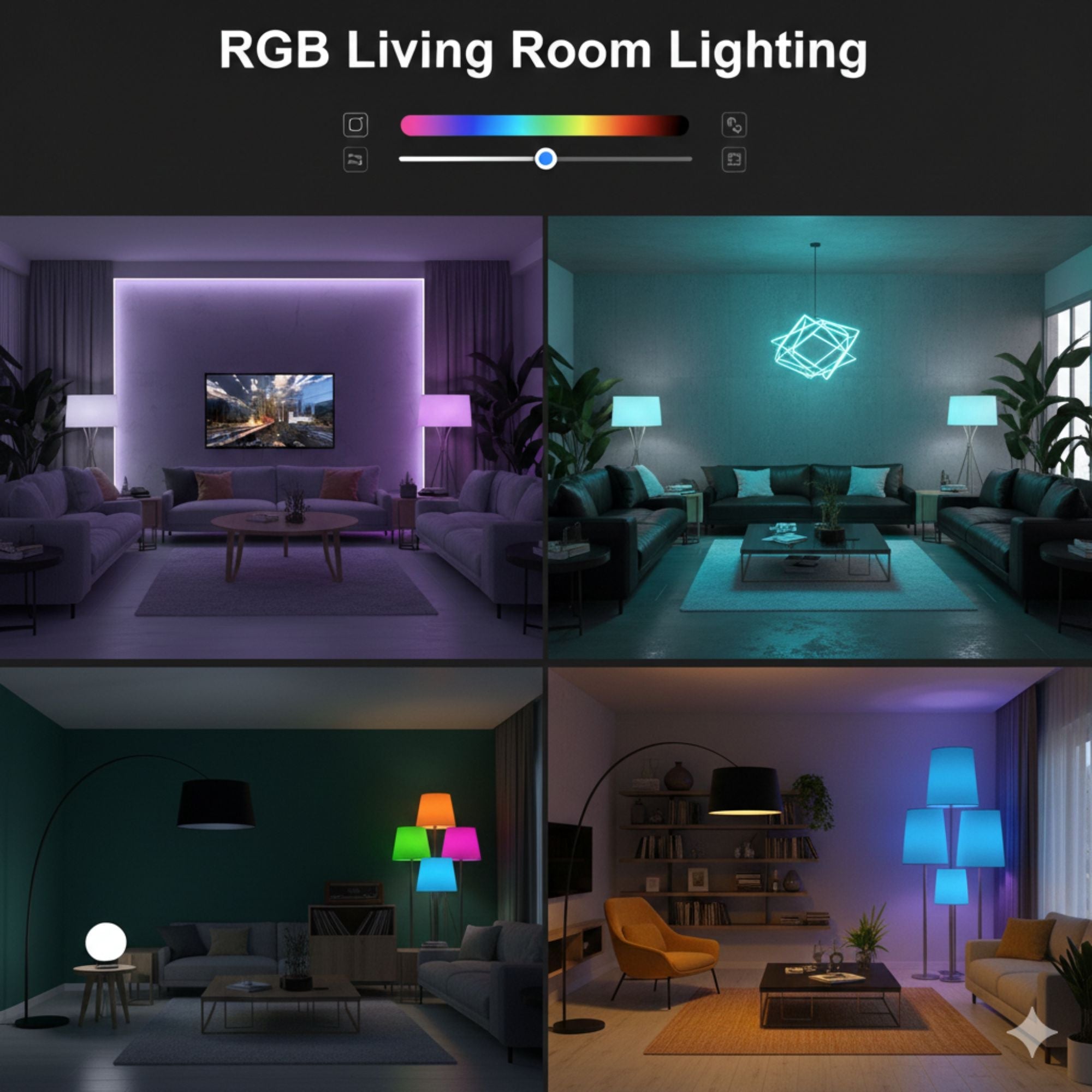 Bombilla LED Smart E27 - 15W - RGB + CCT - WiFi - TUYA App