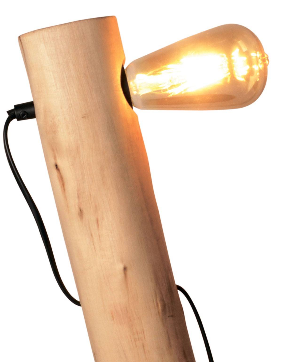 Lámpara de mesa de madera E27