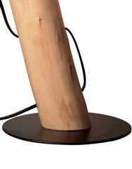 Lámpara de mesa de madera E27
