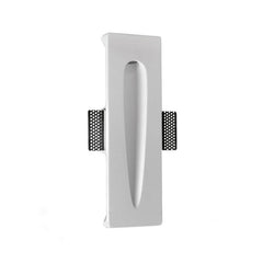 Aplique de pared empotrable de escayola "GOTA" - 1W - Trimless / integración