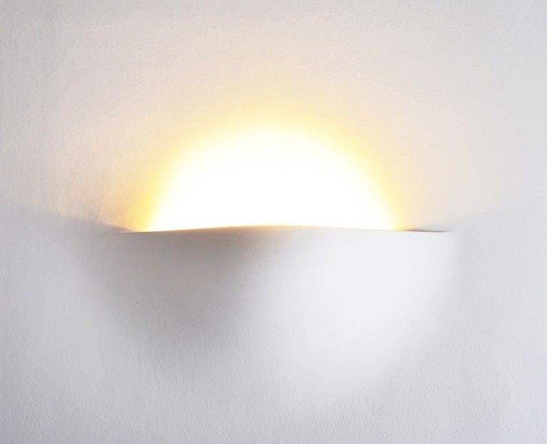 Aplique de pared empotrable de escayola "ZIRCON" - Trimless / integración - G9