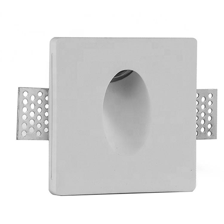 Aplique de pared empotrable de escayola "Olive" - Trimless / integración