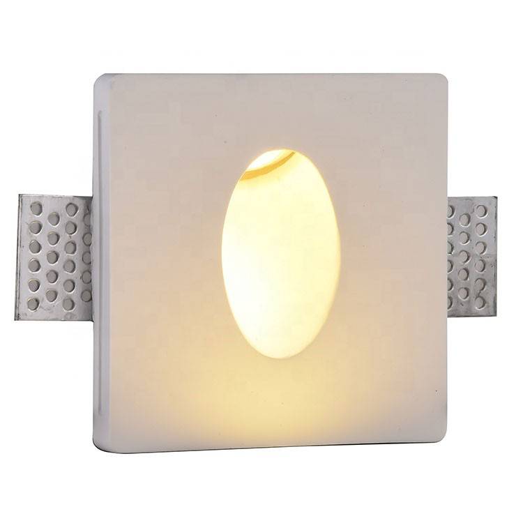 Aplique de pared empotrable de escayola "Olive" - Trimless / integración