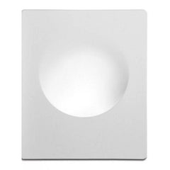 Aplique de pared empotrable circulo de escayola "MUR" - Ø 25cm - GU10 - Trimless/ Integración