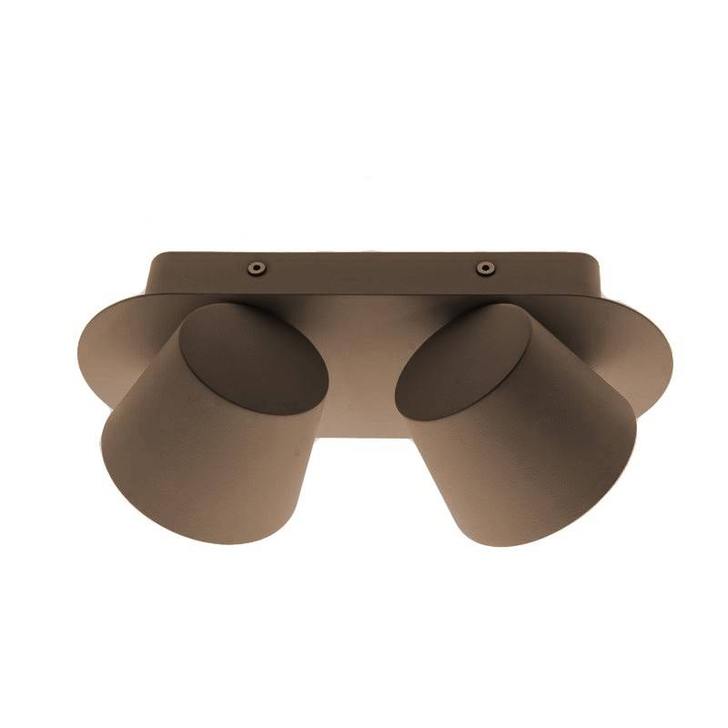 Aplique de pared LED doble "KOP-2" orientable 12W