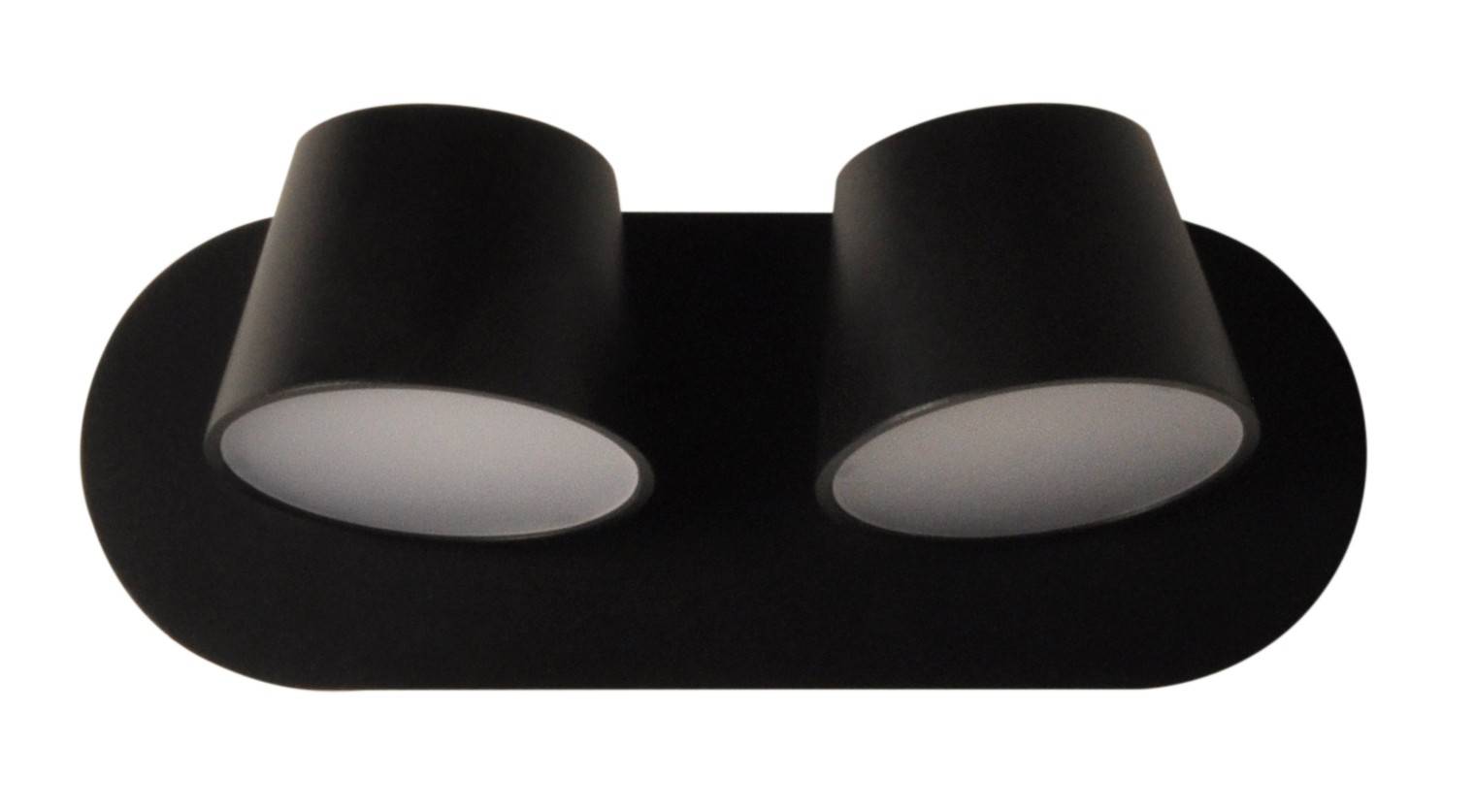 Aplique de pared LED doble "KOP-2" orientable 12W