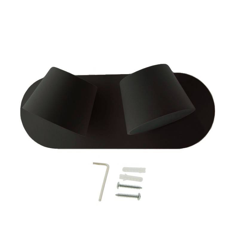 Aplique de pared LED doble "KOP-2" orientable 12W