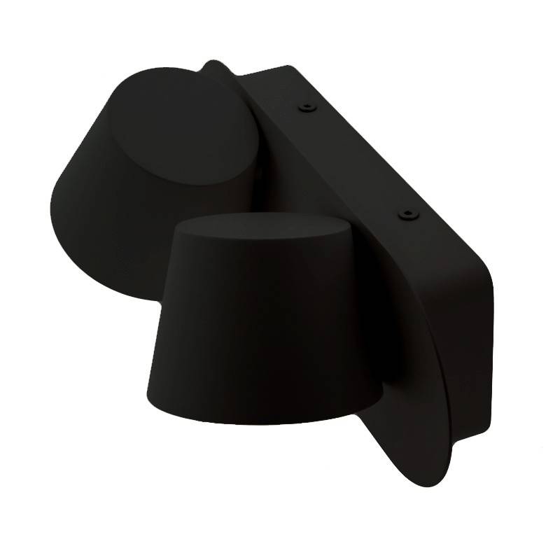 Aplique de pared LED doble "KOP-2" orientable 12W