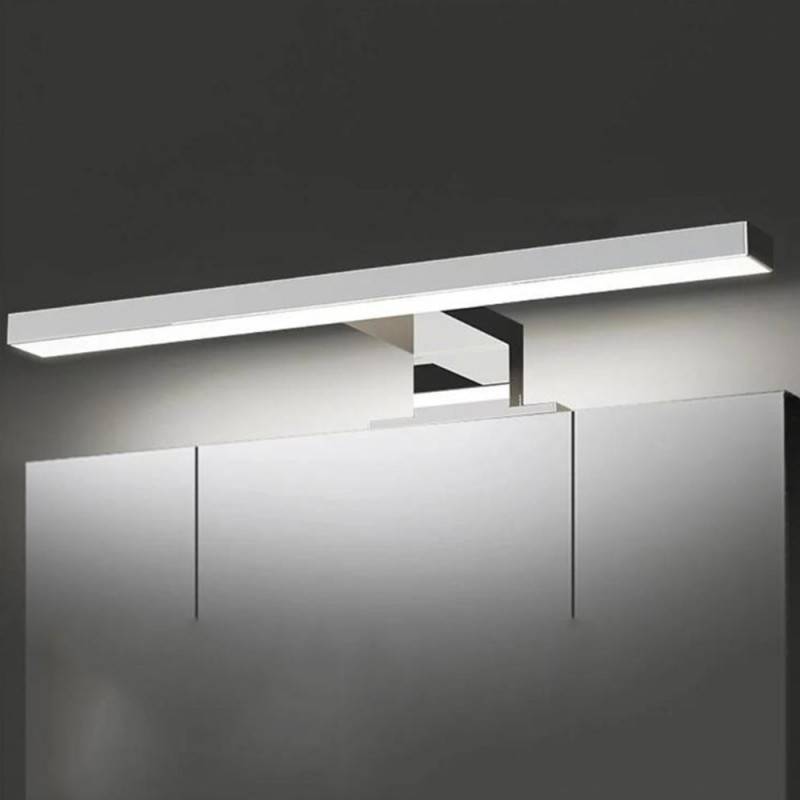Aplique espejo baño LED 10W - Fijación en espejo, mueble o pared - 50cm