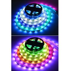 Tira LED inteligente IC RGB 12V DC - 14,4 W/m - IP20 -  60 LED/m - Ancho 10mm - 5 metros