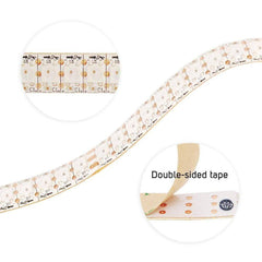 Tira LED inteligente IC RGB 5V DC - IP20 - 21,6W/m - 144 LED/m - Ancho 12mm - 2 metros