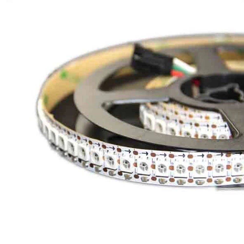 Tira LED inteligente IC RGB 5V DC - IP20 - 21,6W/m - 144 LED/m - Ancho 12mm - 2 metros