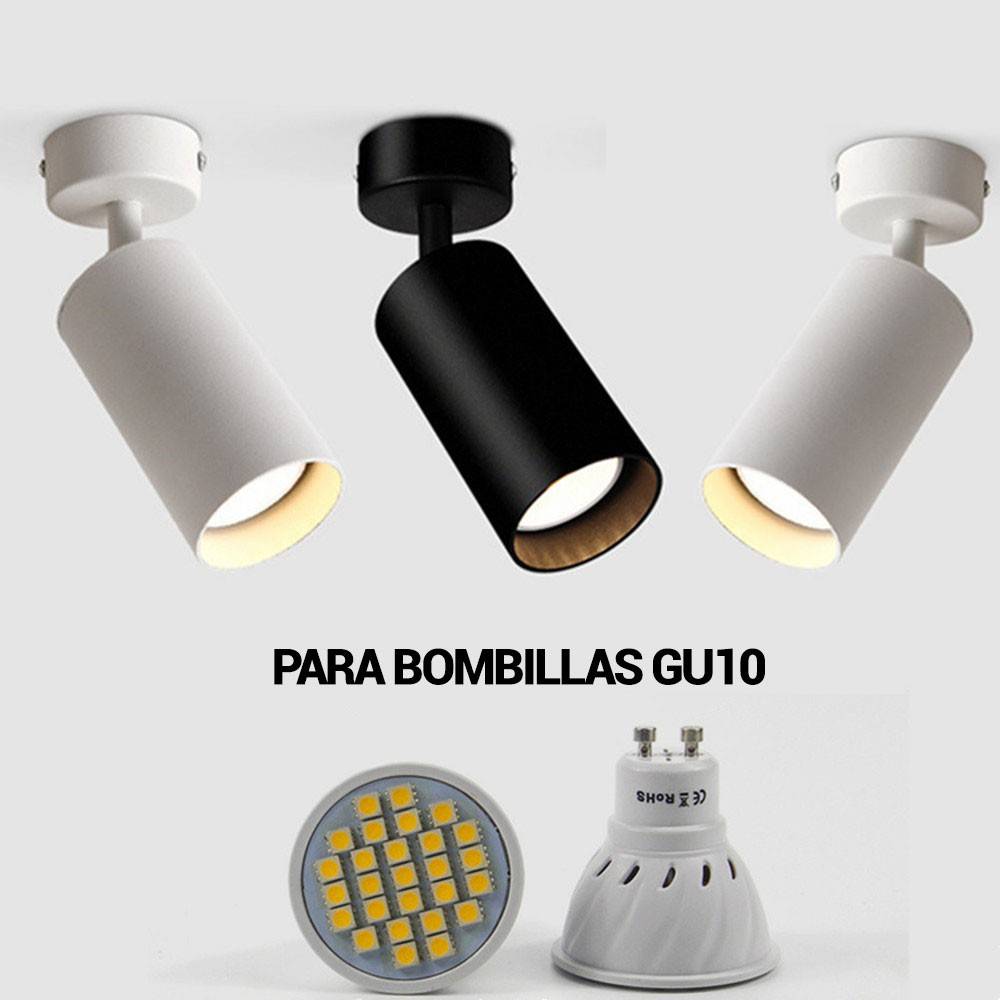 Aplique de pared y techo "TUB" - GU10 - Orientable 360º