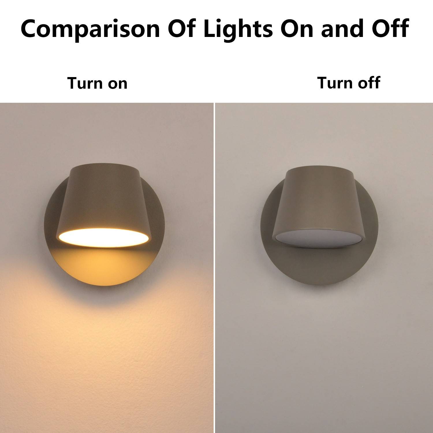 Aplique de pared LED "KOP" orientable 6W