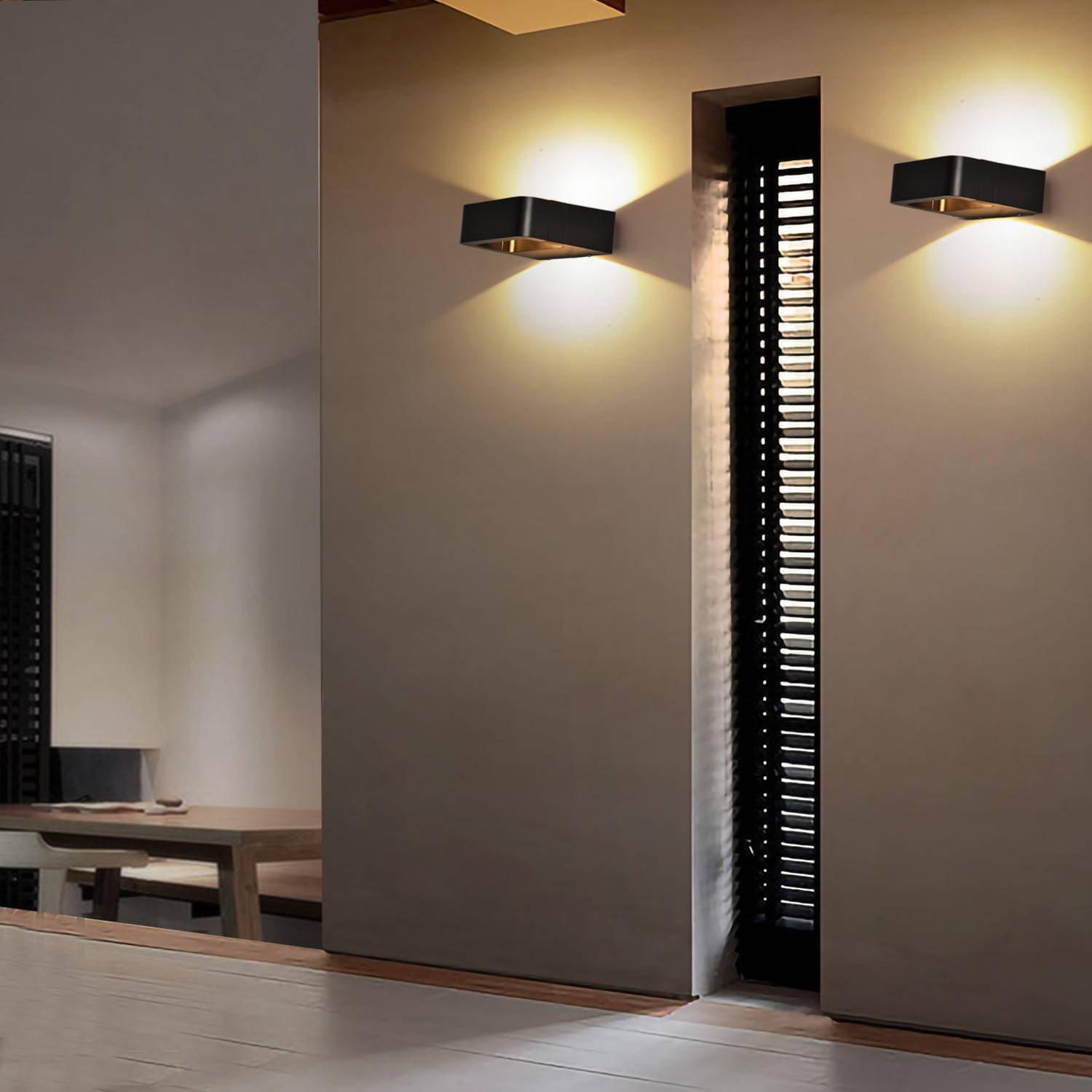 Aplique de pared exterior LED "KURRT" - 7W - IP65