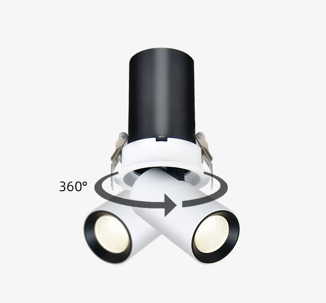 Foco LED empotrable orientable - 7W - Chip Cree - 24°
