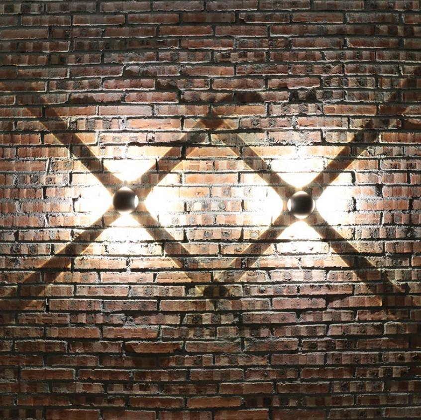 Aplique de pared exterior LED "CROSS" 12W