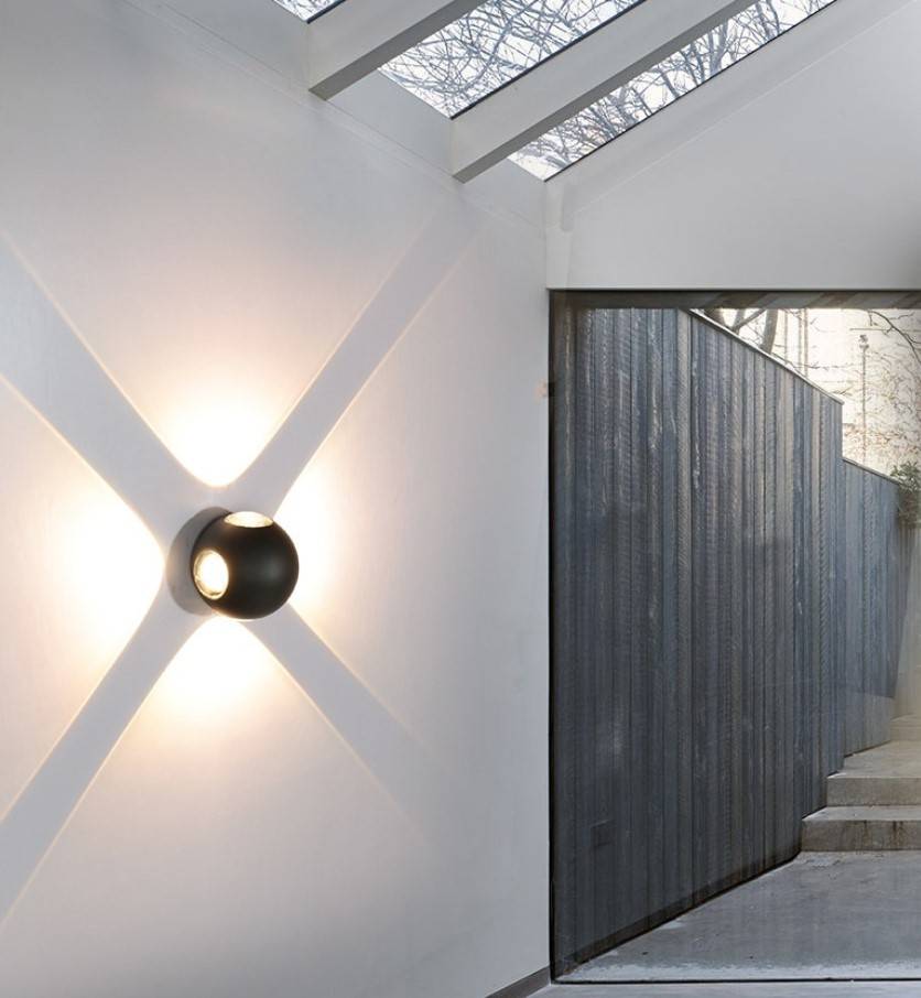Aplique de pared exterior LED "CROSS" 12W