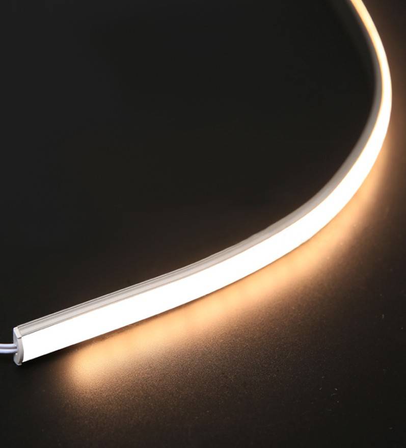 Perfil de aluminio para tira LED flexible / moldeable - 18x6mm - 2 metros