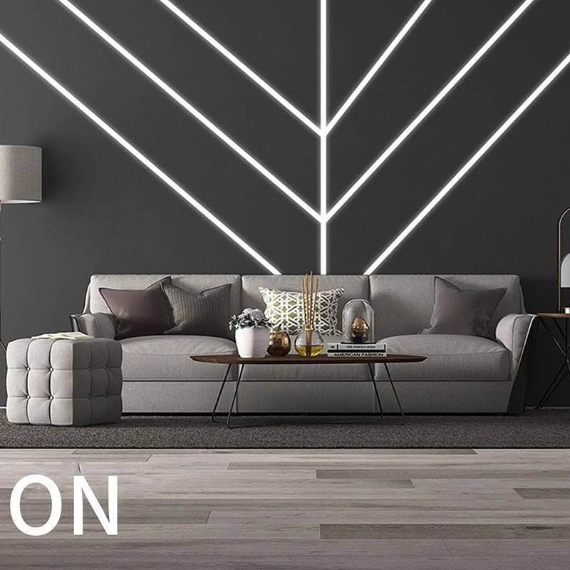 Difusor negro para perfiles de tira LED de 17mm (2m)
