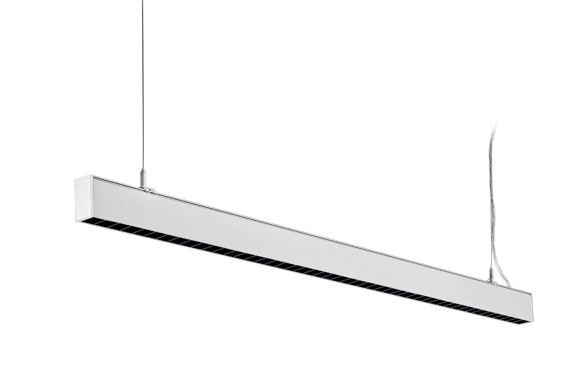 Luminaria  colgante lineal LED 30W 120cm 2750lm de bajo UGR16