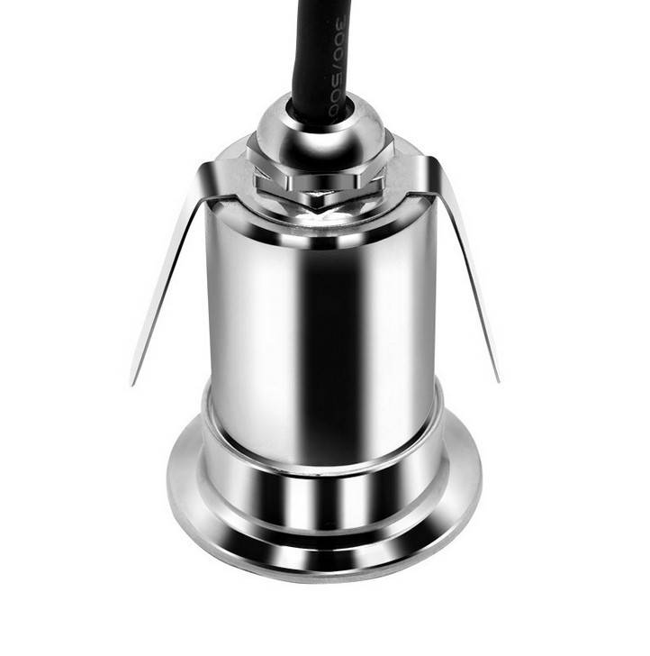 Foco LED empotrable en suelo - 1,5W - 12/24V DC - IP67 - Blanco Cálido