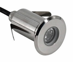 Foco LED empotrable en suelo - 1,5W - 12/24V DC - IP67 - Blanco Cálido