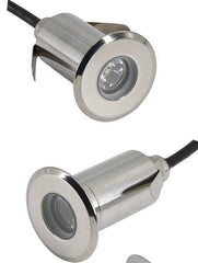 Foco LED RGB empotrable en suelo 3W 12V-DC IP67