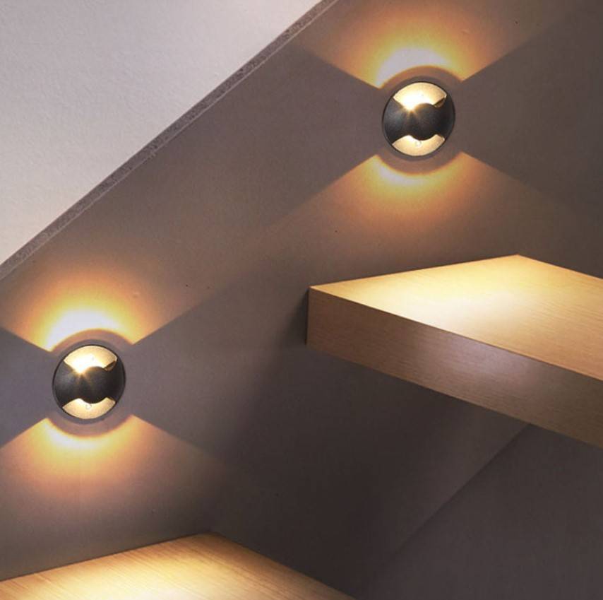 Baliza LED empotrable en suelo iluminación indirecta 0,75W 12V-DC IP67