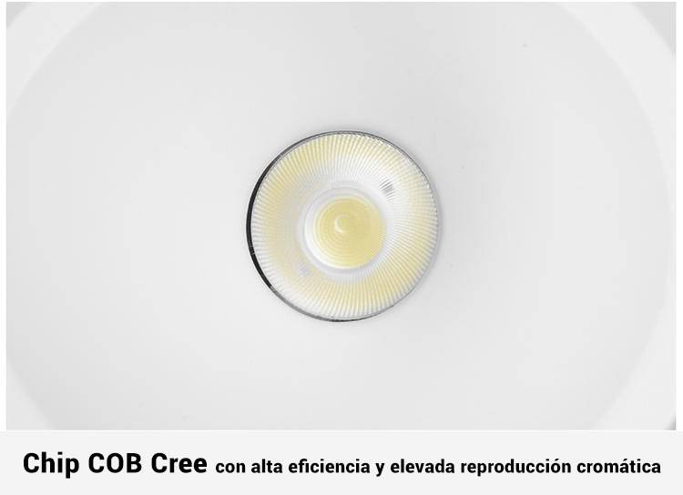Foco LED downlight 6W 15º - Inclinado "KOPPA"