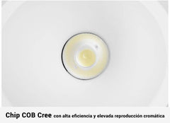 Foco LED downlight 6W 24º Inclinado "KOPPA"