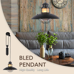 Lámpara colgante vintage "COAL PENDANT"