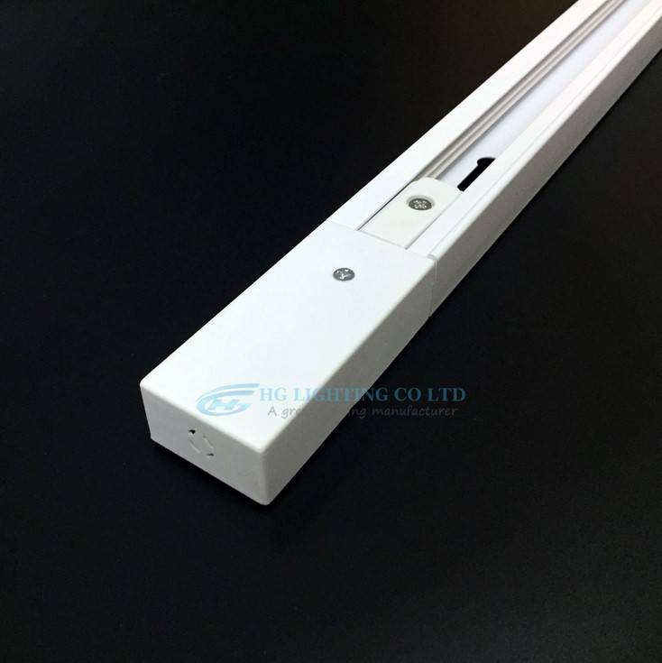 Carril monofásico de superficie para focos LED - Barra 1 metro