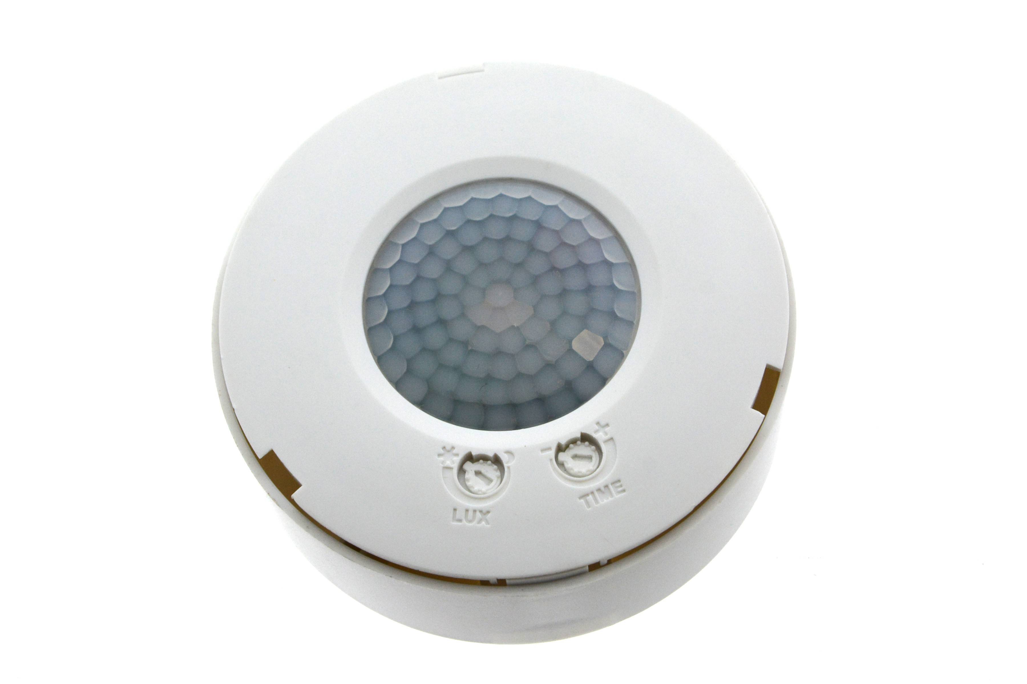 Sensor de movimiento infrarrojo PIR - 360° - Superficie y empotrable