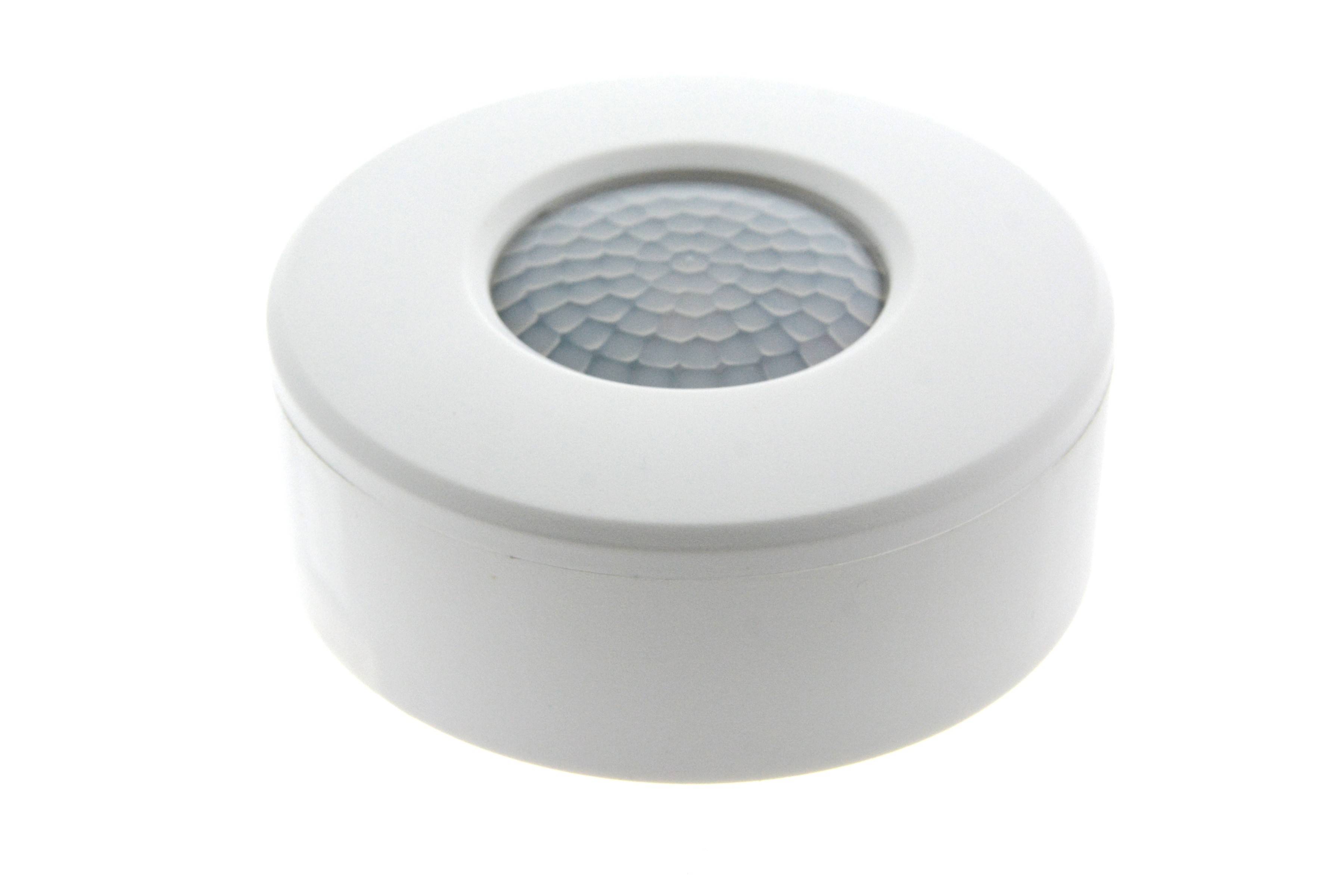 Sensor de movimiento infrarrojo PIR - 360° - Superficie y empotrable
